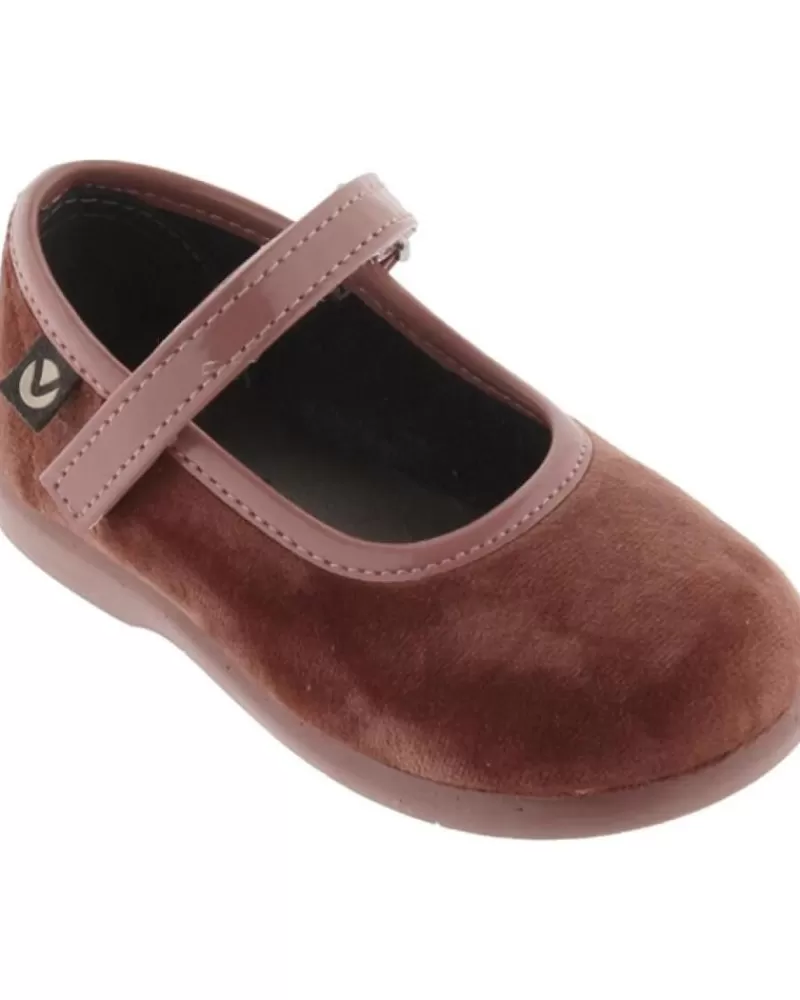 Girl VICTORIA Flat Shoes-Girl Shoes Merceditas Nude