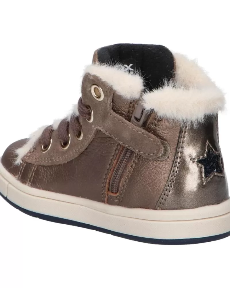 Girl GEOX Trainers-Girl Trainers B264Ab 04422 B Trottola C1X1Q Smoke Grey