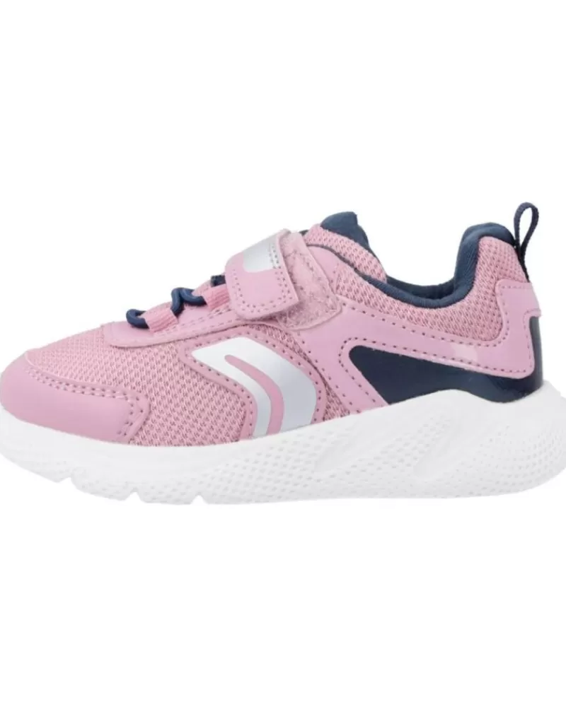 Girl GEOX Sports Shoes-Girl Trainers B Sprintye Girl Rosa