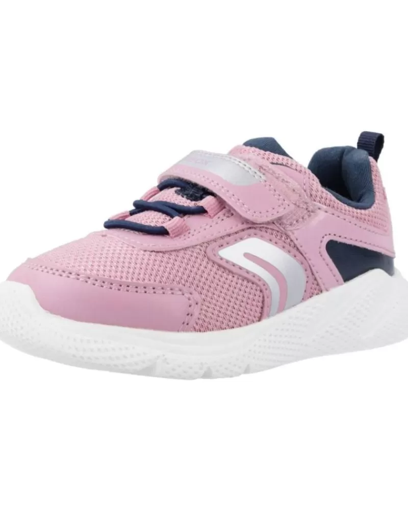 Girl GEOX Sports Shoes-Girl Trainers B Sprintye Girl Rosa