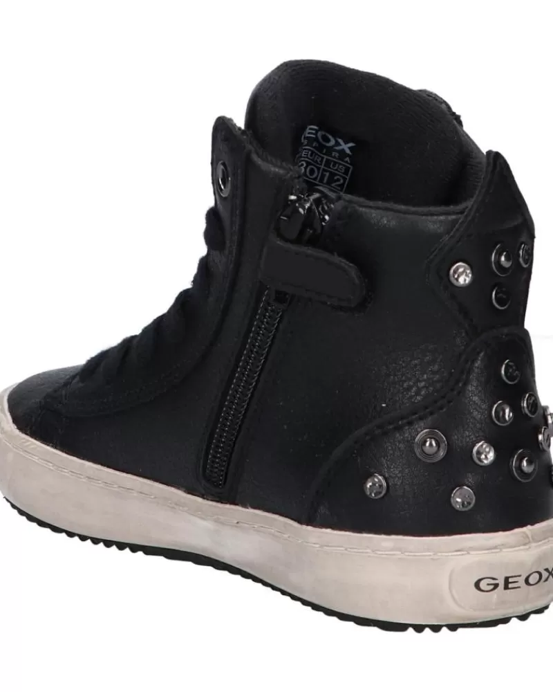 Girl GEOX Trainers-Girl Trainers J164Ga 000Bu J Kalispera Girl C9999 Black