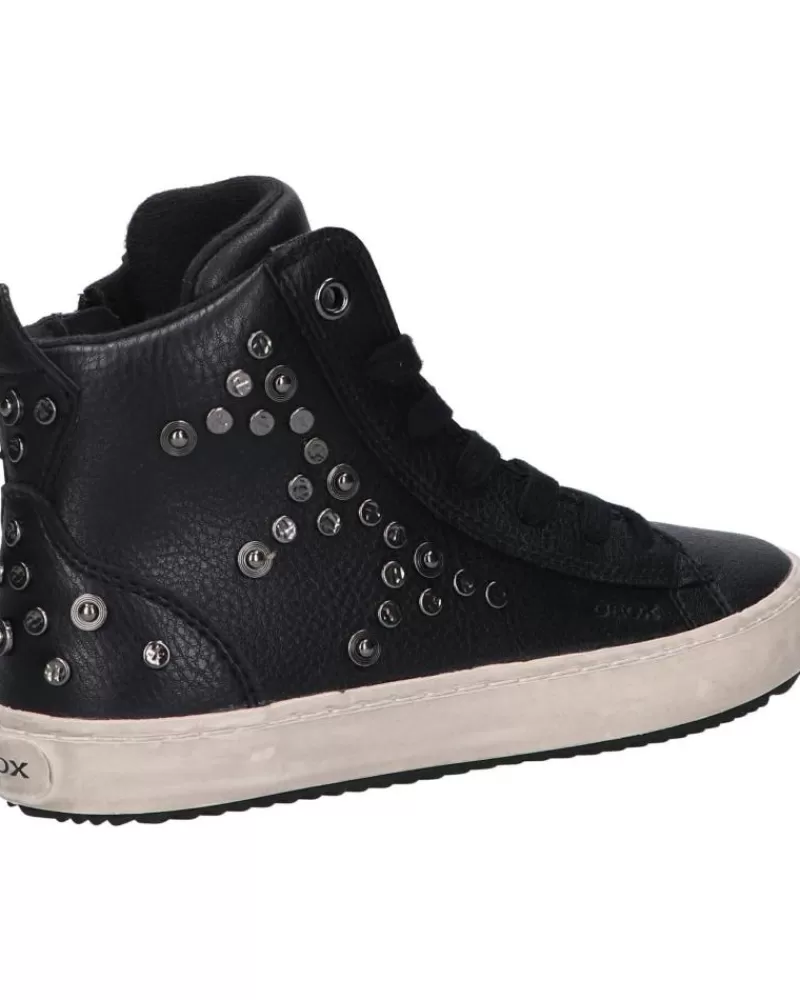 Girl GEOX Trainers-Girl Trainers J164Ga 000Bu J Kalispera Girl C9999 Black