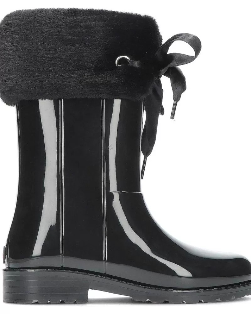 Girl IGOR Wellington Boots-Girl Wellington Boots Botas De Agua Charol Soft W10239 Black