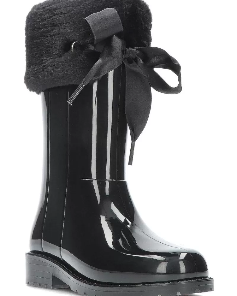 Girl IGOR Wellington Boots-Girl Wellington Boots Botas De Agua Charol Soft W10239 Black