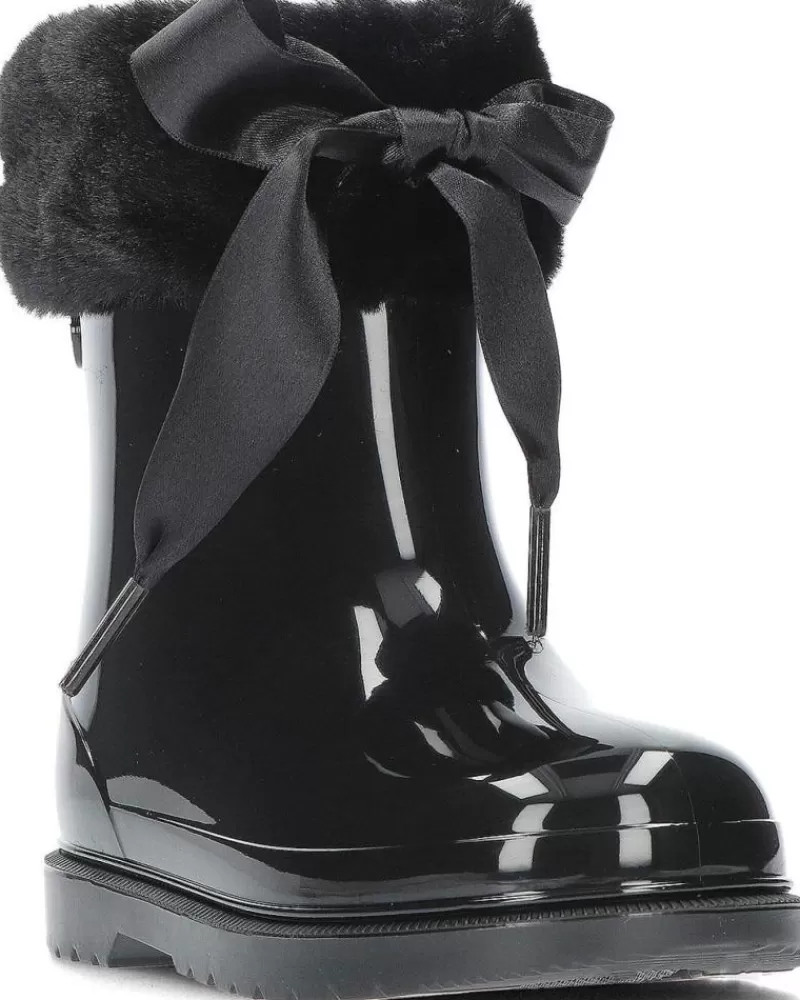 Girl IGOR Wellington Boots-Girl Wellington Boots Botas De Agua W10258 Bimbi Soft Black