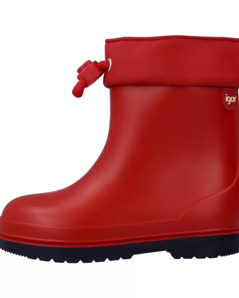 Girl IGOR Wellington Boots-Girl Wellington Boots W10211 Rojo