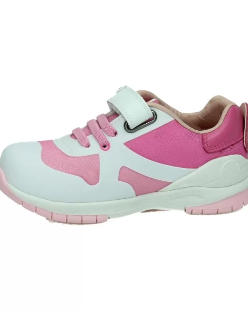 Girl BIOMECANICS Sports Shoes-Girl Zapatillas Deporte 222222-B Blanco-Fuxia