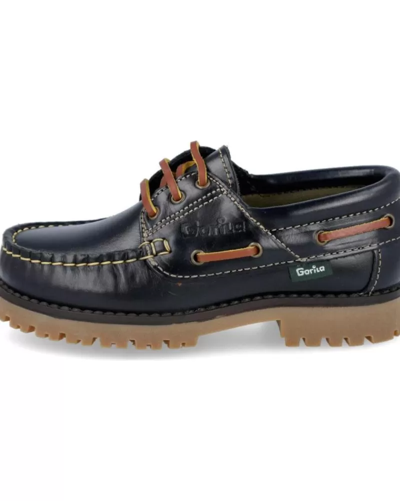 Boy GORILA Boat Shoes-Man And Boy Boat Shoes 25350 Taylor Zapatos Nauticos Ninos Azul Azul