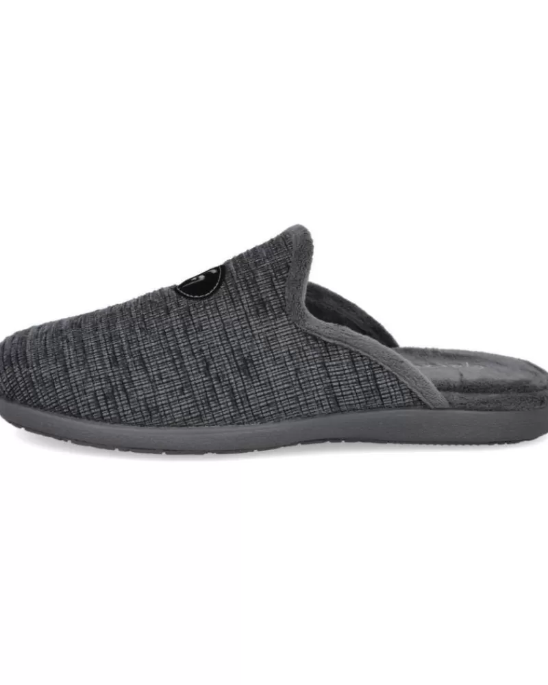 Boy GARZON House Slipers-Man And Boy House Slipers 6001-466 Zapatillas De Casa Homb Gris