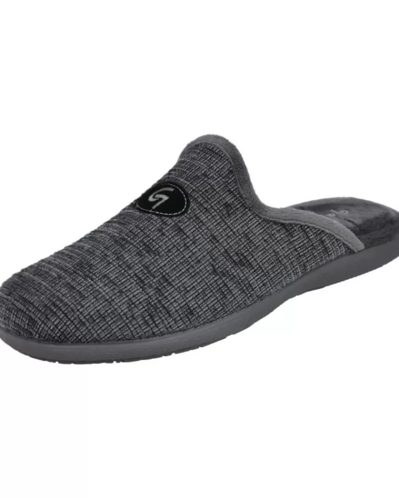 Boy GARZON House Slipers-Man And Boy House Slipers 6001-466 Zapatillas De Casa Homb Gris