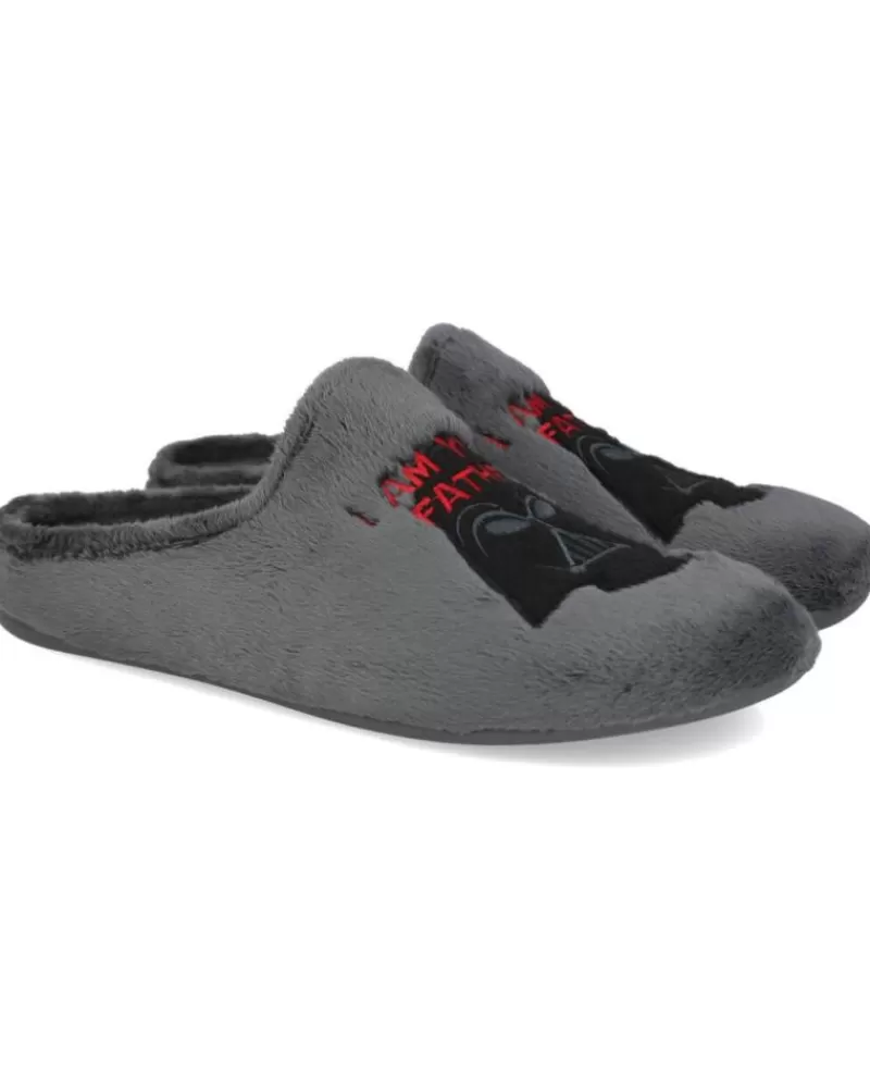 Boy GARZON House Slipers-Man And Boy House Slipers 8018-275 Zapatillas De Casa Homb Gris