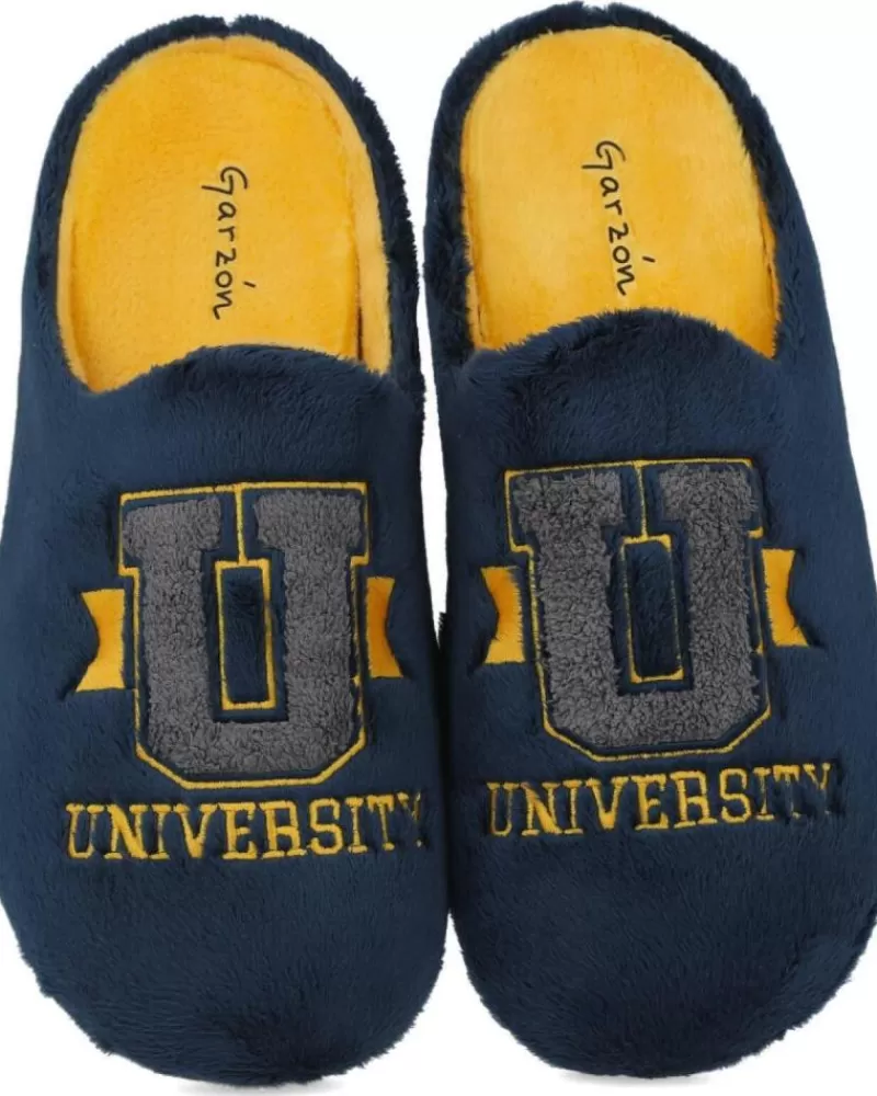 Boy GARZON House Slipers-Man And Boy House Slipers 8346-275 Zapatillas De Casa Homb Azul