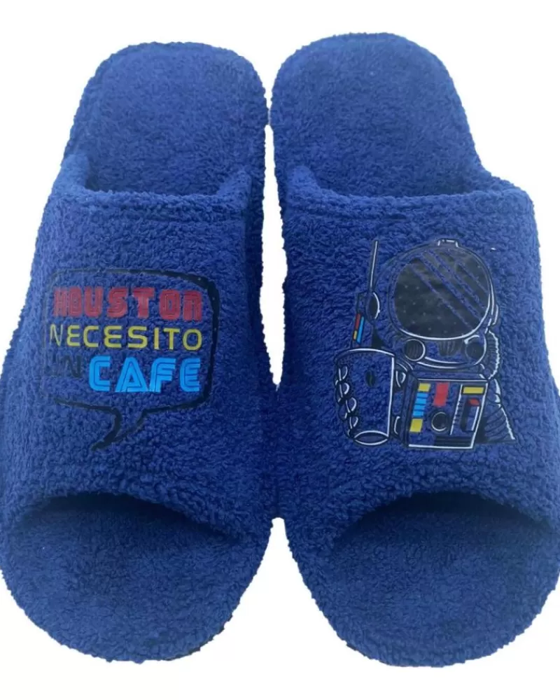 Boy OTRAS MARCAS House Slipers-Man And Boy House Slipers Zapatilla Home Selquir Marino Marino