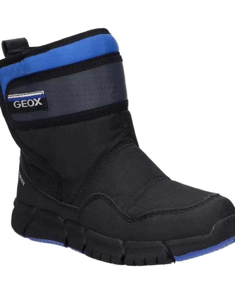 Boy GEOX Mid Boots-Man And Boy Mid Boots J269Xf 0Fu50 J Flexyper Boy B Abx C0245 Black-Royal