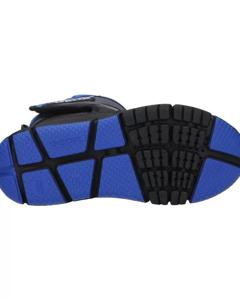 Boy GEOX Mid Boots-Man And Boy Mid Boots J269Xf 0Fu50 J Flexyper Boy B Abx C0245 Black-Royal