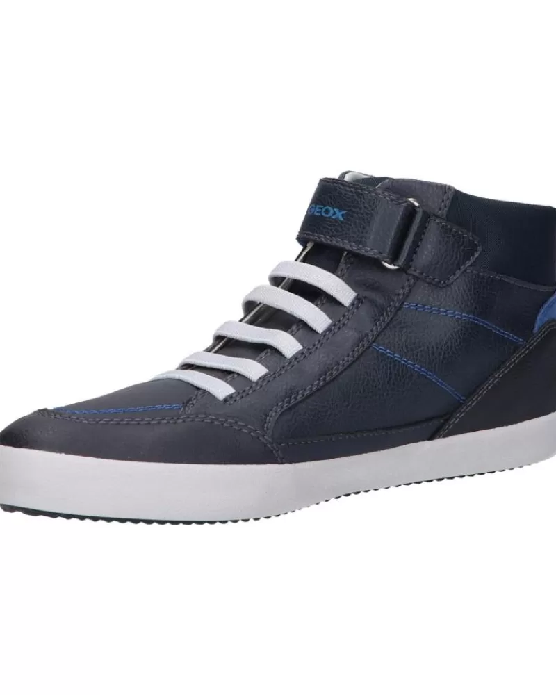 Man GEOX Man And Boy Trainers J045Ca 0Mebu J Gisli Boy C4226 Navy-Royal