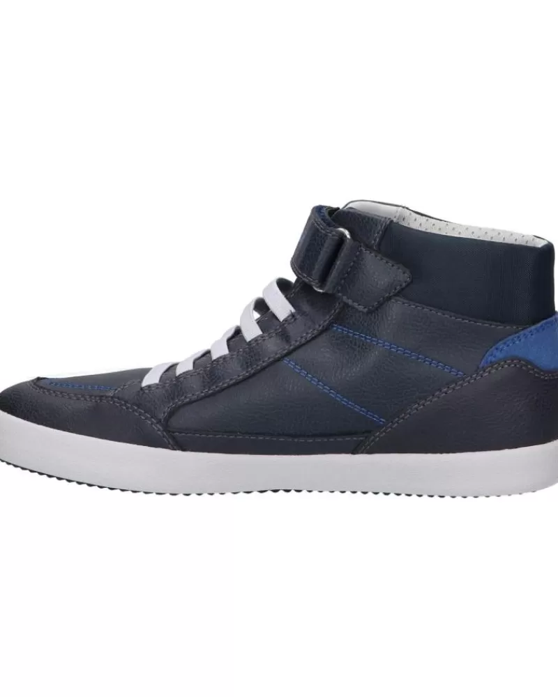 Man GEOX Man And Boy Trainers J045Ca 0Mebu J Gisli Boy C4226 Navy-Royal