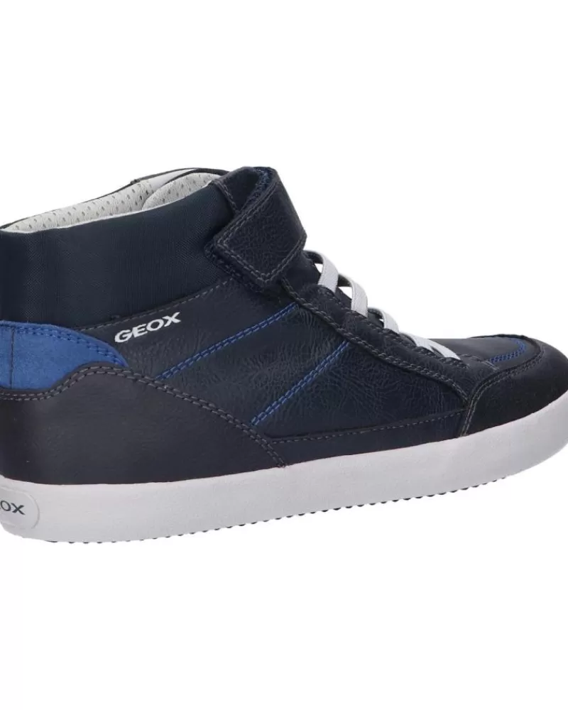 Man GEOX Man And Boy Trainers J045Ca 0Mebu J Gisli Boy C4226 Navy-Royal