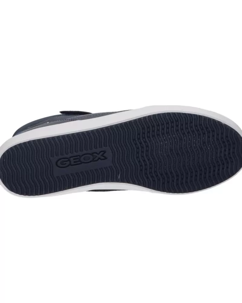 Man GEOX Man And Boy Trainers J045Ca 0Mebu J Gisli Boy C4226 Navy-Royal
