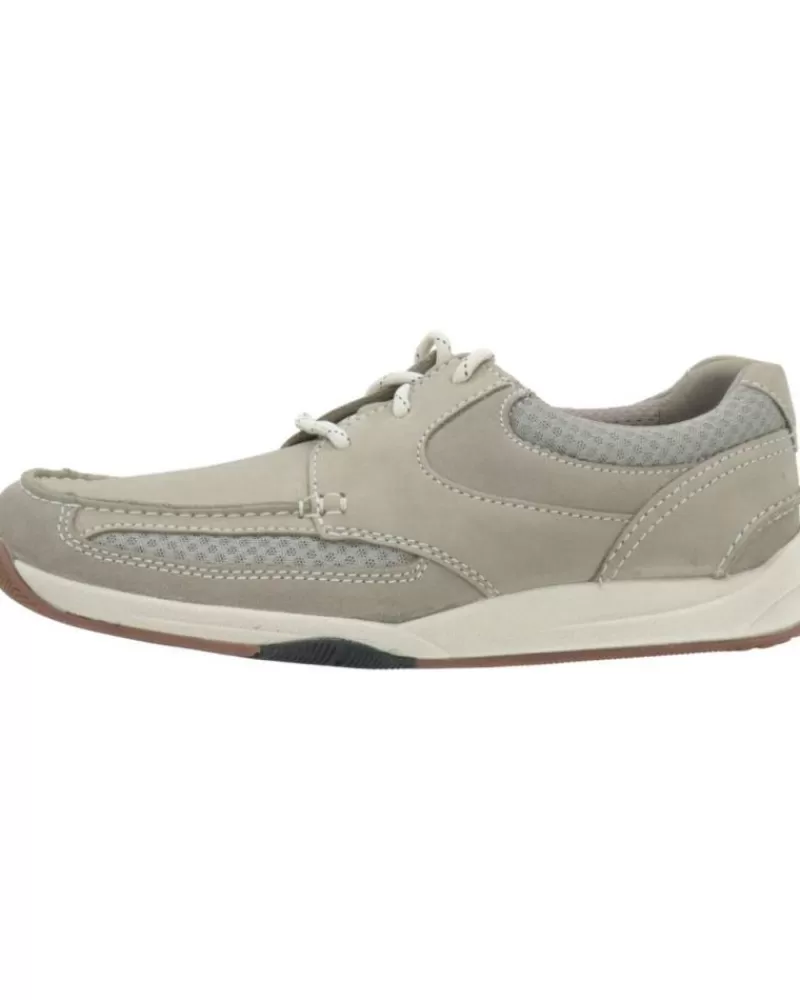 Man CLARKS Man Boat Shoes Plimpton Lane Beis