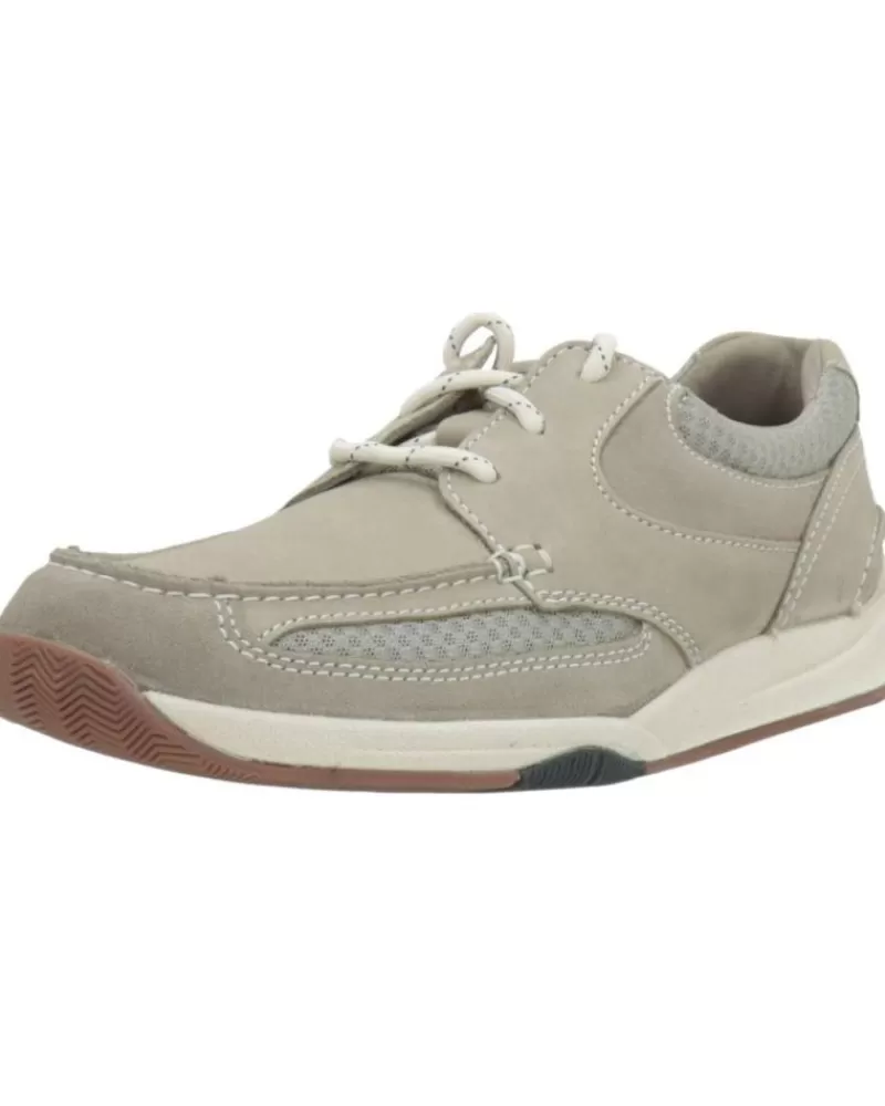 Man CLARKS Man Boat Shoes Plimpton Lane Beis