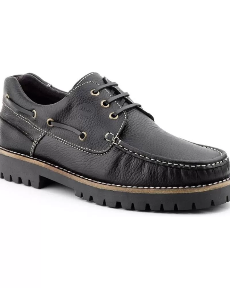 Man NO ES LO MISMO Man Boat Shoes Nauticos Negro