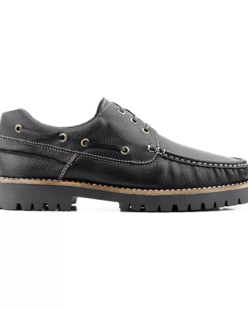 Man NO ES LO MISMO Man Boat Shoes Nauticos Negro