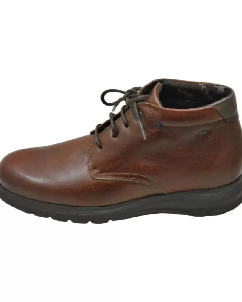 Man FLUCHOS Man Boots Zeta F0605 Bota Cordones De Piel Para Hombre Planti Bristol Nuez