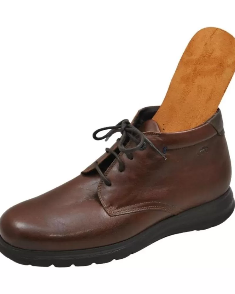Man FLUCHOS Man Boots Zeta F0605 Bota Cordones De Piel Para Hombre Planti Bristol Nuez