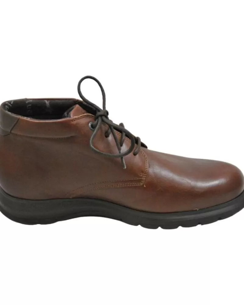 Man FLUCHOS Man Boots Zeta F0605 Bota Cordones De Piel Para Hombre Planti Bristol Nuez