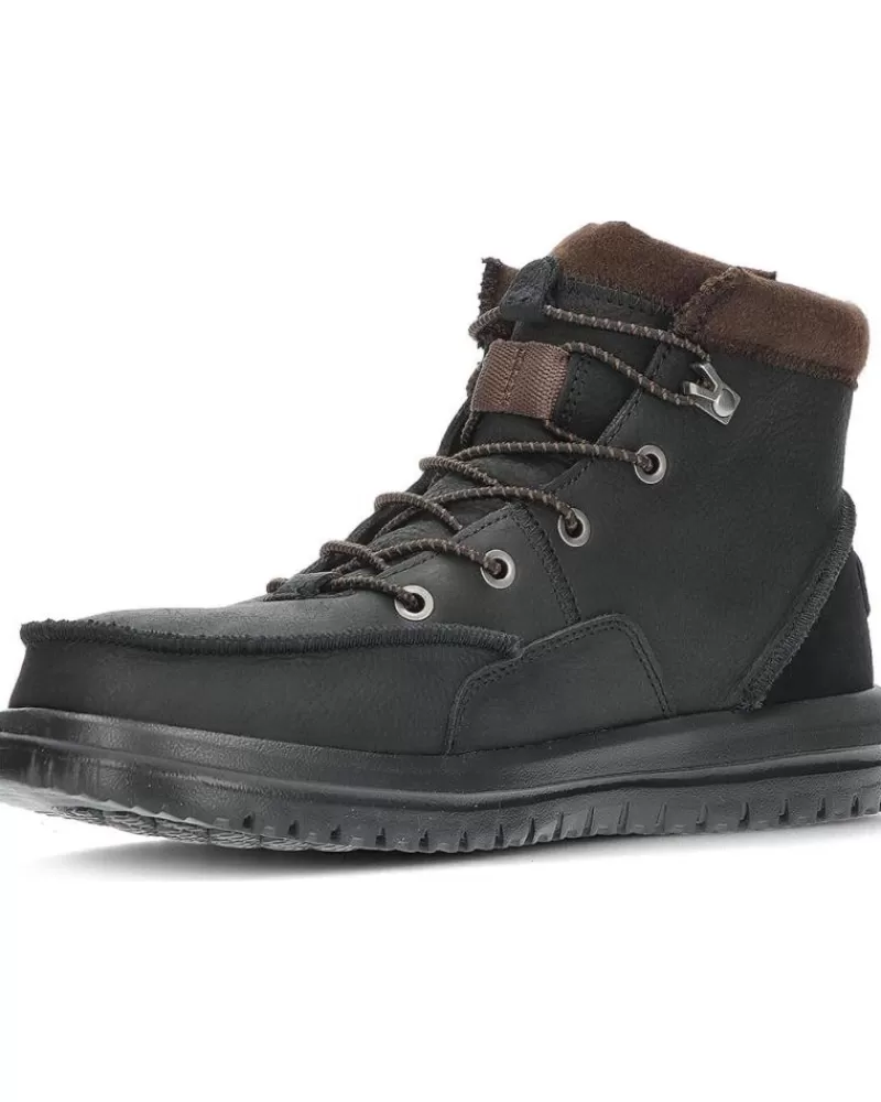 Man HEY DUDE Man Boots Botas Dude Bradley Boot Leather 40189 Black