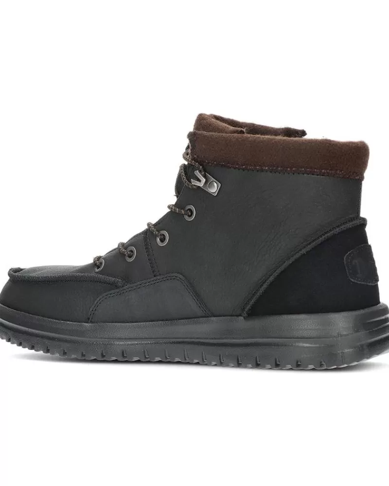 Man HEY DUDE Man Boots Botas Dude Bradley Boot Leather 40189 Black