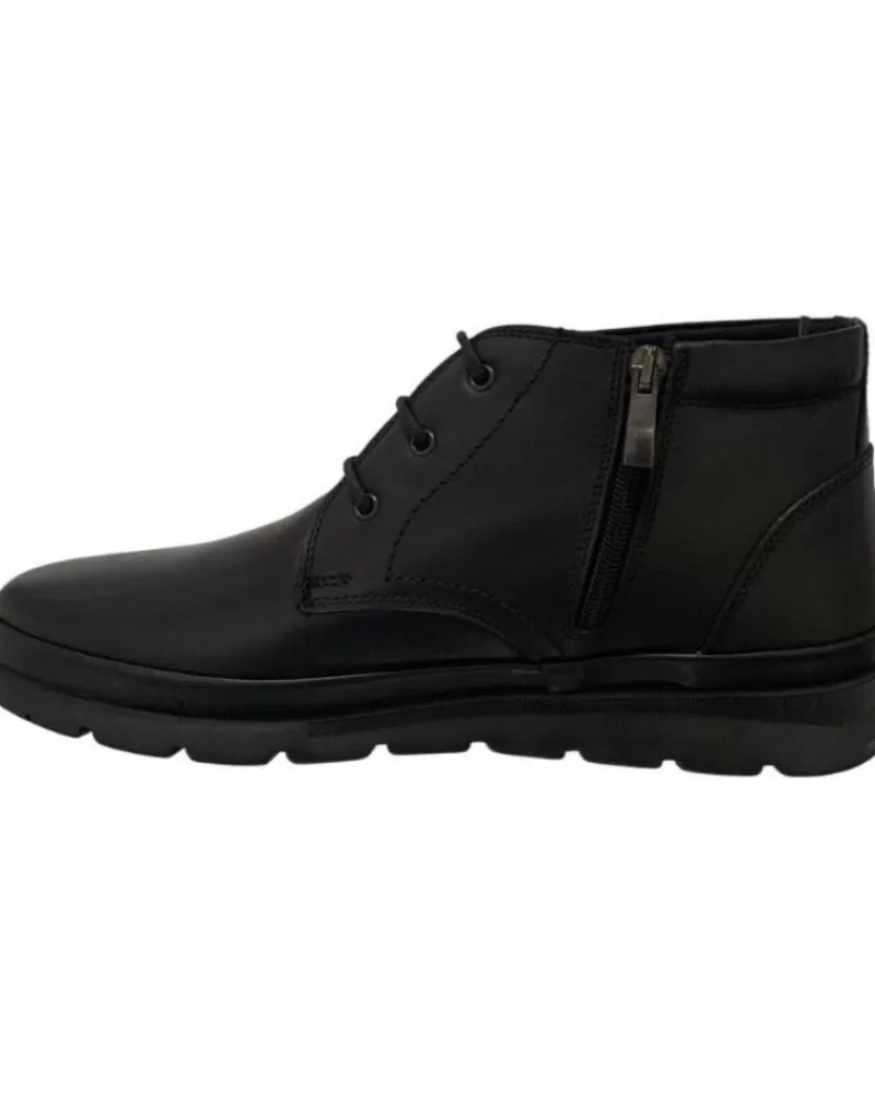 Man MANLISA Man Boots Botn Piel Chico Negro