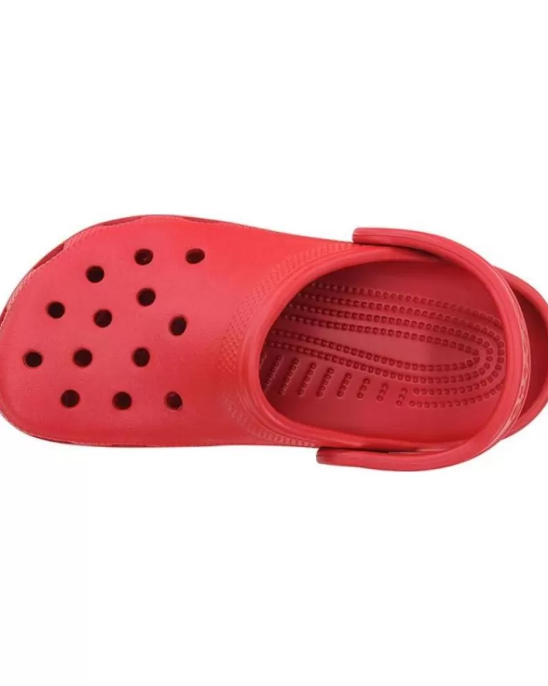 Boy CROCS Clogs-Man Flip Flops Classic U Rojo