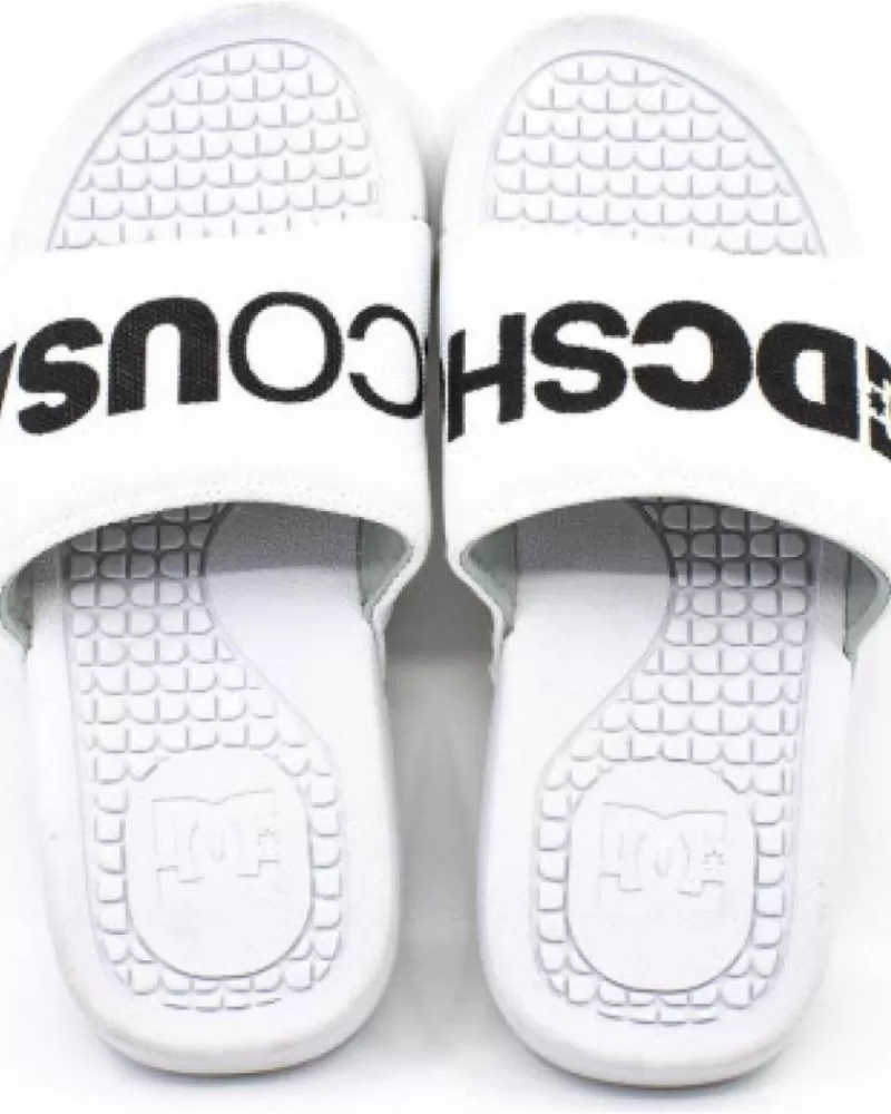 Man DC SHOES Man Flip Flops -Bolsa Adyl100032 Blanco