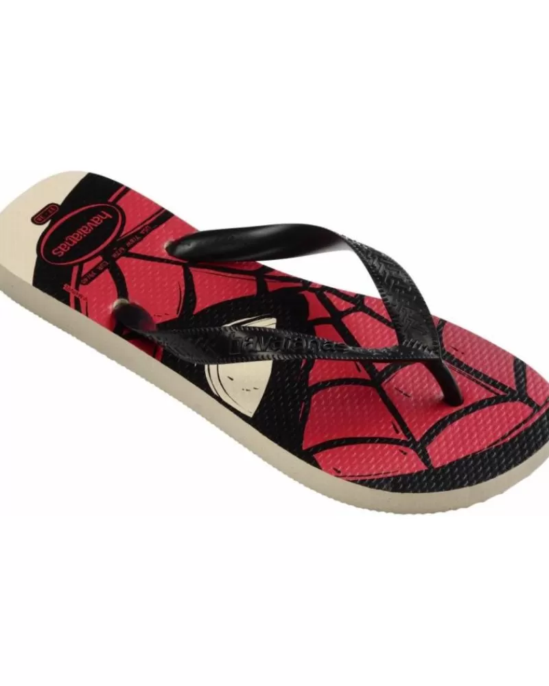 Man HAVAIANAS Man Flip Flops Top Marvel Logomania Beis