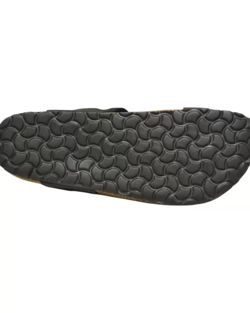 Man INTERBIOS Man Flip Flops Inter-Bios 9511 Sandalia Piel Bio Hombre Moka