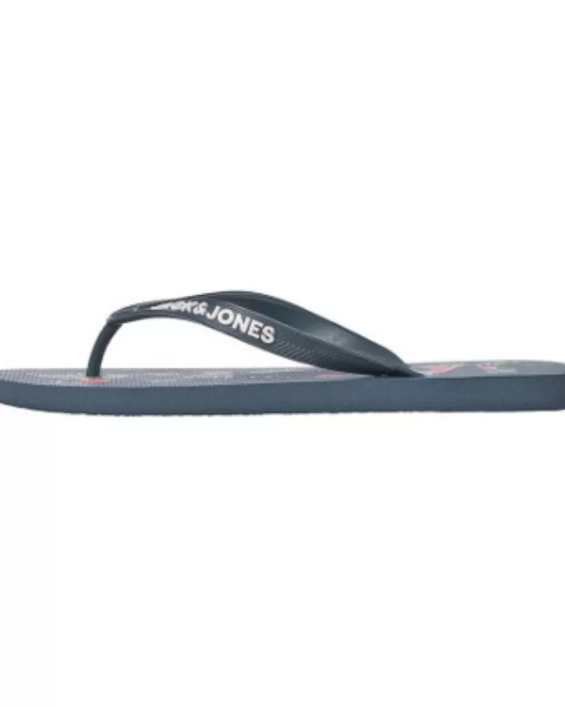 Man JACK AND JONES Man Flip Flops Chancla Logo Jackjones Azul