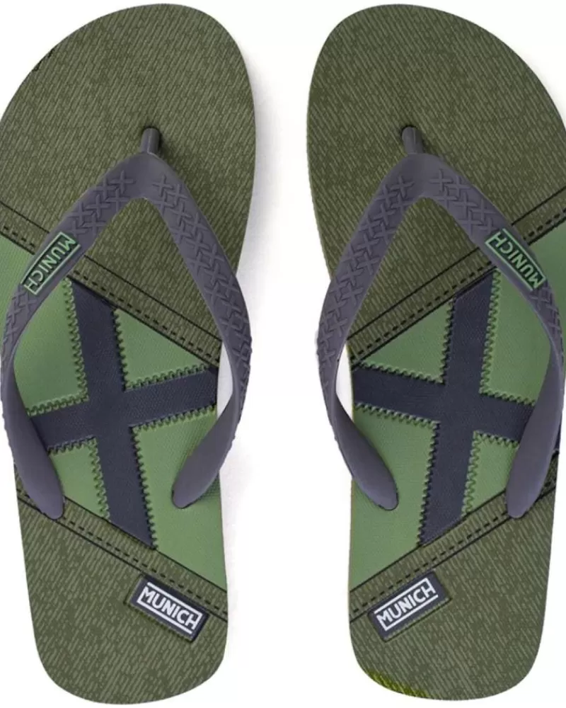 Man MUNICH Man Flip Flops Chanclas Adulto 43002-36 Verde