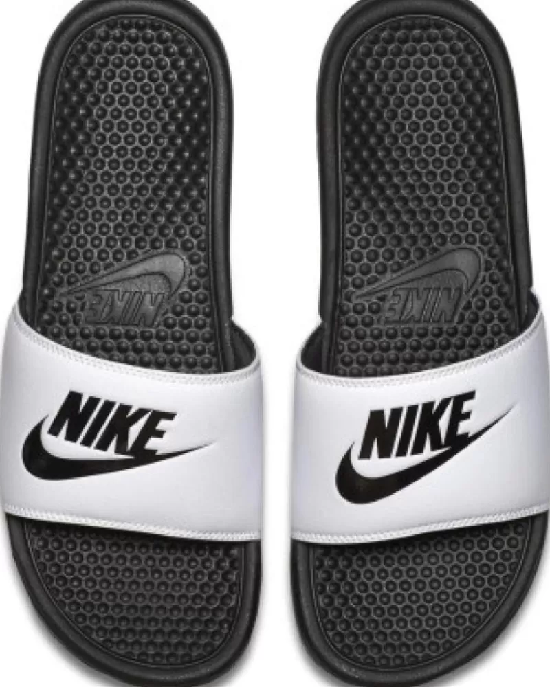 Man NIKE Man Flip Flops -Benassi 343880 Blanco