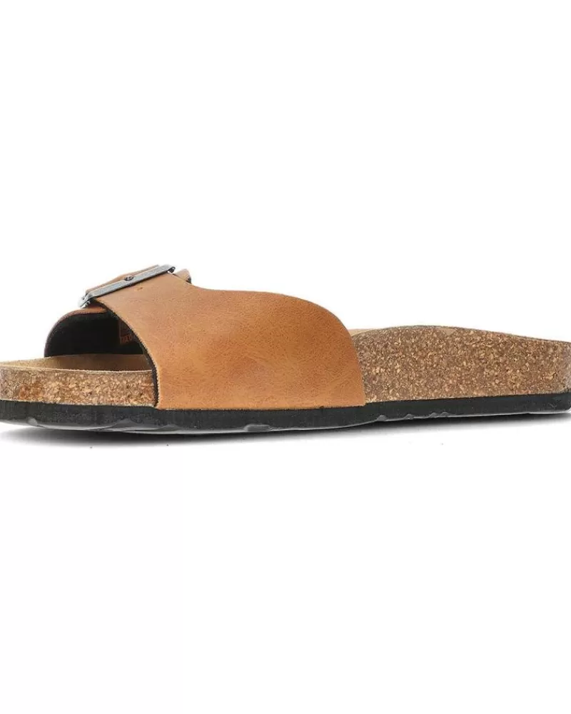 Man PEPE JEANS Man Flip Flops Chanclas Pms90107 Bio M Single Kansas Tan