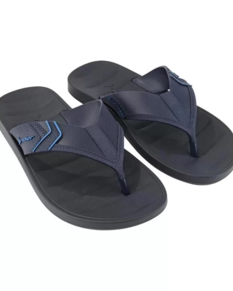 Man RIDER Man Flip Flops Playeras Unisex Marino Separador De Ded Negro