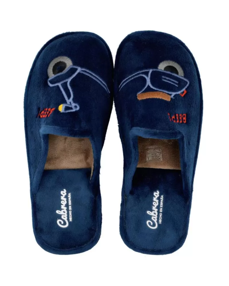 Man CABRERA Man House Slipers 2815 Zapatillas De Casa Hombre Marino