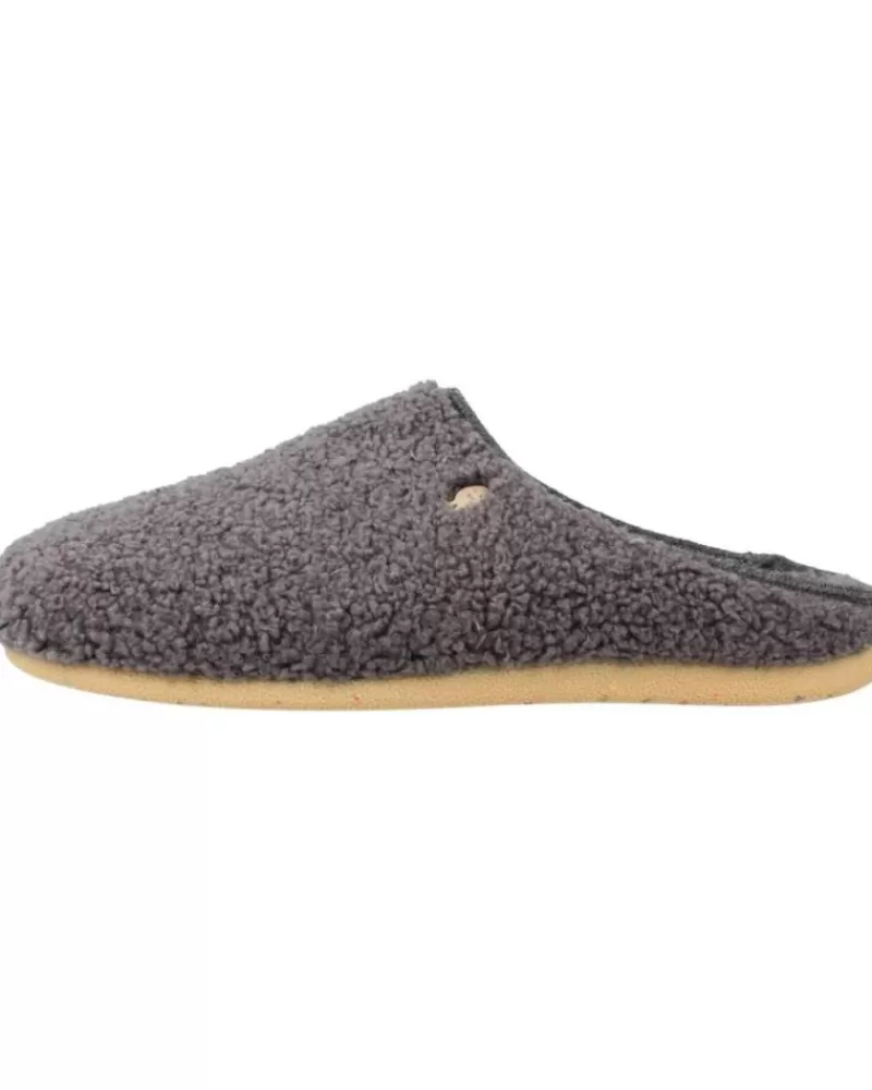 Man HOT POTATOES Man House Slipers Nordfyn Gris