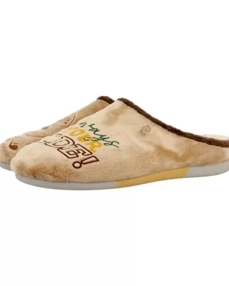 Man HOT POTATOES Man House Slipers Zapatillas Casa Hombre Golspie 70131 Marron