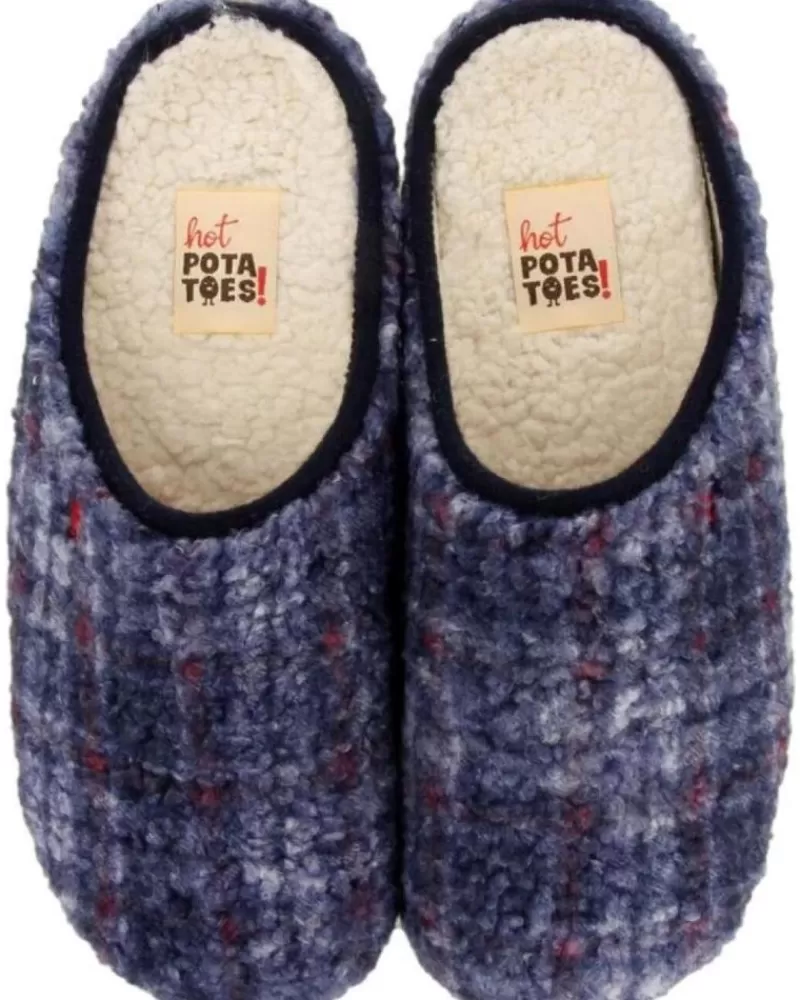 Man HOT POTATOES Man House Slipers Zapatillas Casa Hombre Ramsau 70103 Azul