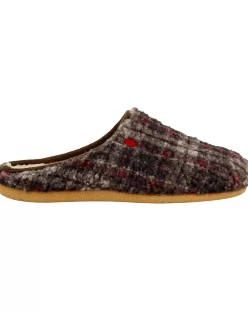 Man HOT POTATOES Man House Slipers Zapatillas Casa Hombre Ramsau 70103 Marron