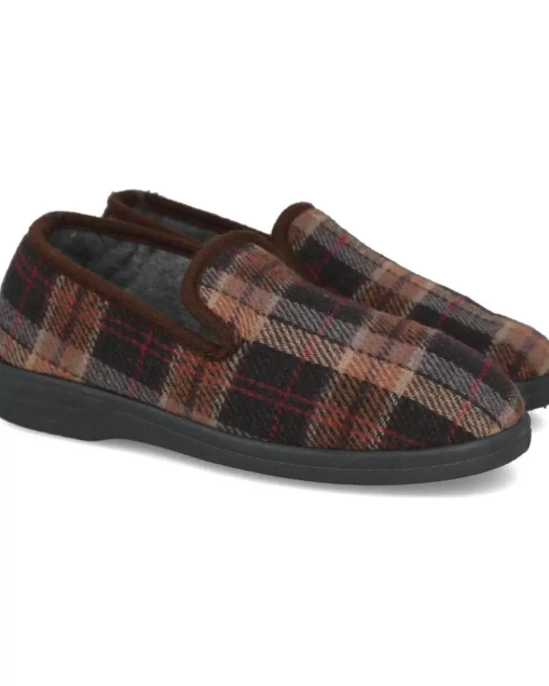 Man L&R SHOES Man House Slipers L&R Shoes Lr Shoes 44070 Zapatillas De Casa Homb Marron