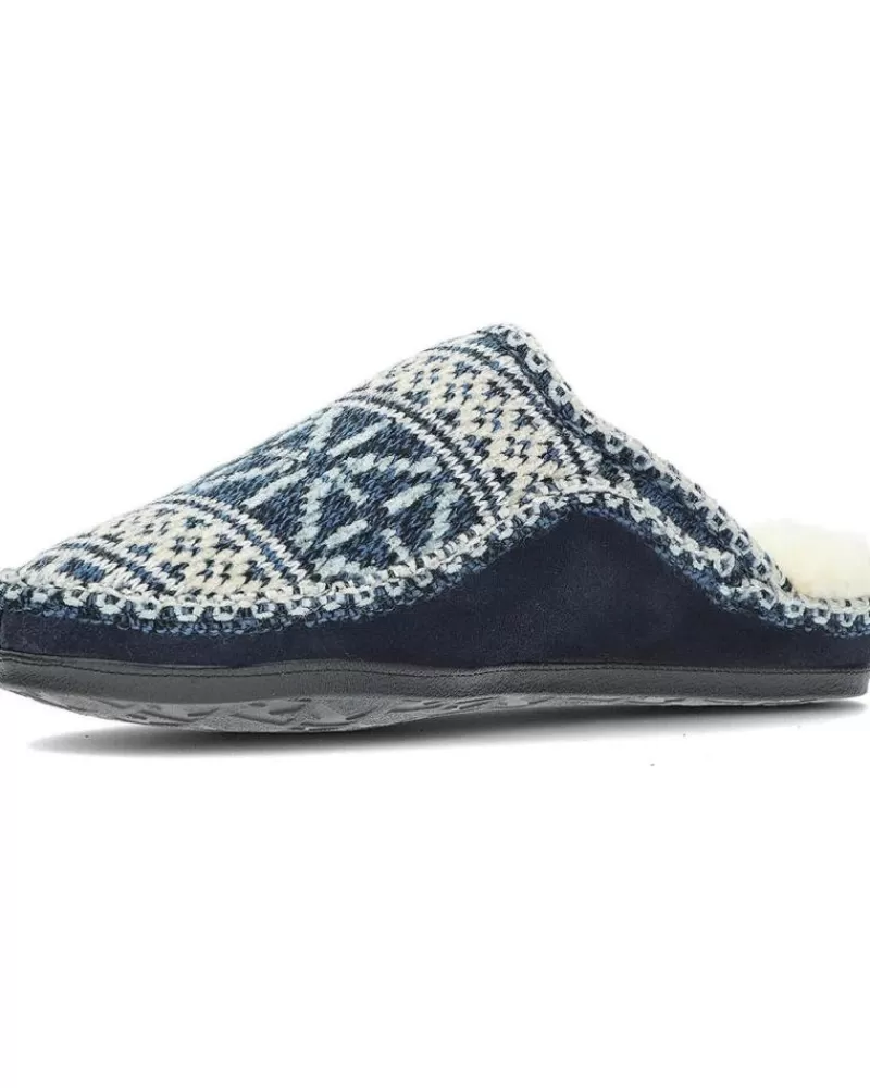 Man NORDIKAS Man House Slipers Teide Classic Cab 2502 Ciervo Marino Marino
