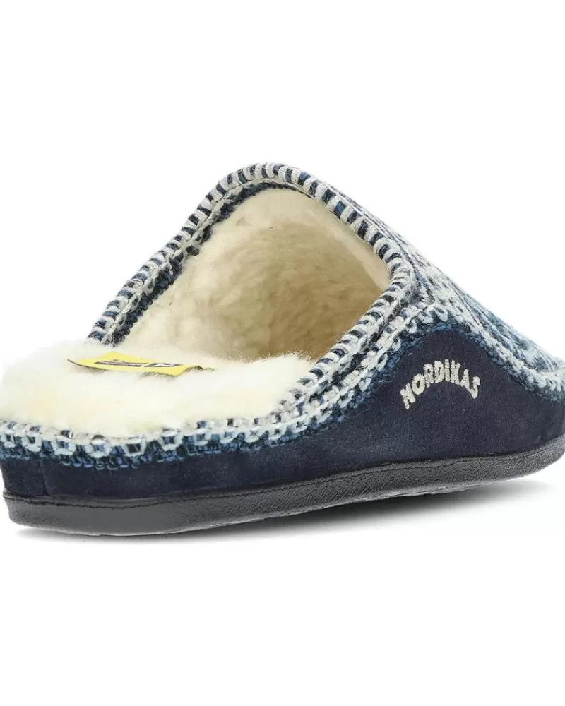 Man NORDIKAS Man House Slipers Teide Classic Cab 2502 Ciervo Marino Marino